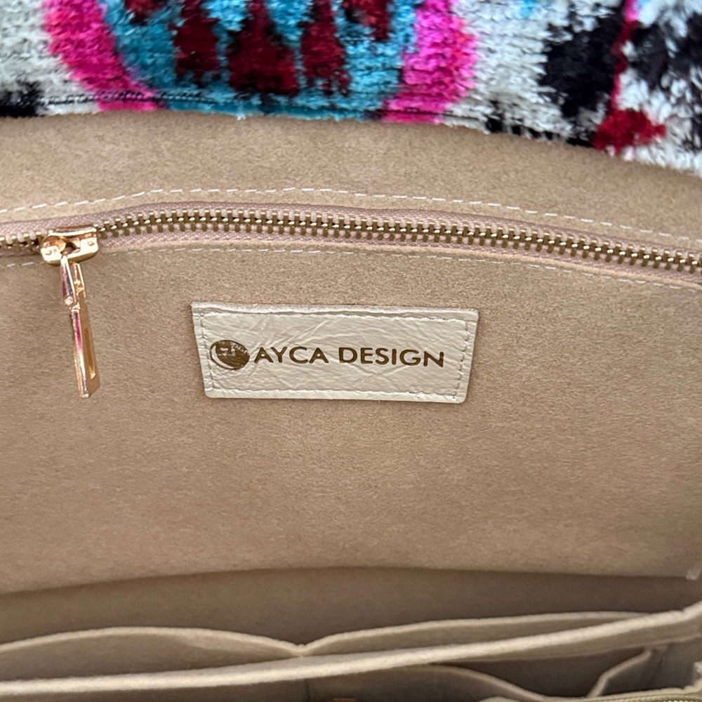 Multicolor Patterned Tote Bag - image 3